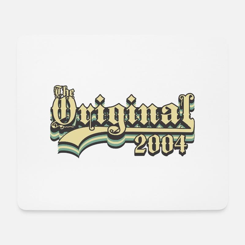 Born in 2004 the original - Mouse Pad (horizontal) - white