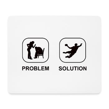 Handballspieler Handball Handballverein Handballer - Mousepad (Querformat) - Weiß - Vorne