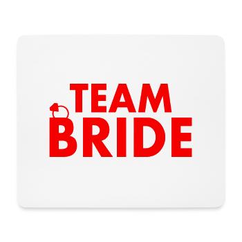 Team bride - Mousepad (Querformat) - Weiß - Vorne