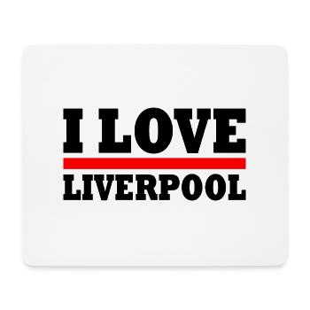 Liverpool - Mousepad (Querformat) - Weiß - Vorne