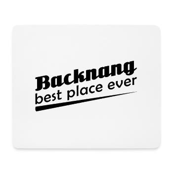 Backnang - Stadt best place ever - Mousepad (Querformat) - Weiß - Vorne