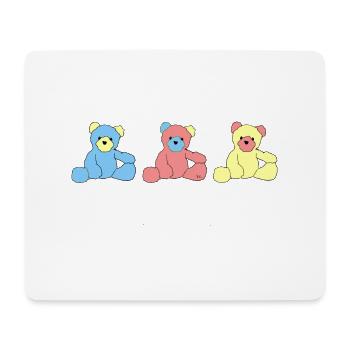 Teddy Bear - Mouse Pad (horizontal) - white - Front