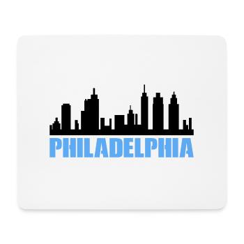 Philadelphia - Mousepad (Querformat) - Weiß - Vorne