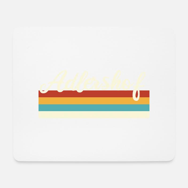 Adlershof - Treptow - Köpenick - Berlin - Retro - Mousepad (Querformat) - Weiß