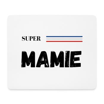 super mamie - t-shirt assorti - Tapis de souris (format paysage) - blanc - Devant