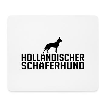 Holländischer Schäferhund Hunderasse Hund Wilsigns - Mousepad (Querformat) - Weiß - Vorne