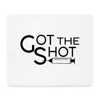 #Vaccinated - Mouse Pad (horizontal) - white - Front