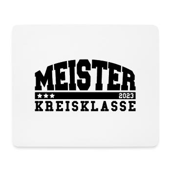 Meister 2023 Kreisklasse Aufstieg Fußball - Mousepad (Querformat) - Weiß - Vorne