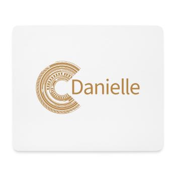 Pour Danielle - Tapis de souris (format paysage) - blanc - Devant