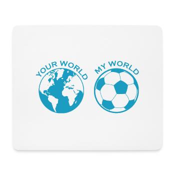 Fußball Soccer - Mouse Pad (horizontal) - white - Front