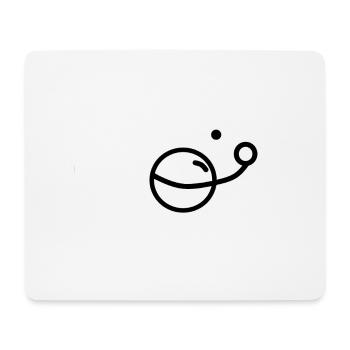 Universum - Mousepad (Querformat) - Weiß - Vorne