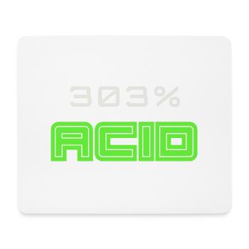 303 Acid Grün 2 2 - Mousepad (Querformat) - Weiß - Vorne