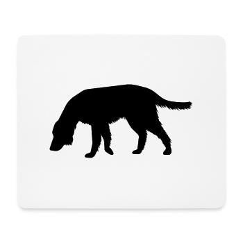 Hund - Mousepad (Querformat) - Weiß - Vorne