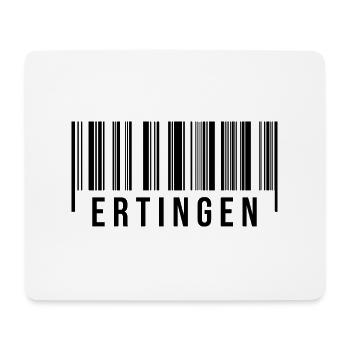 Schwaben Strichcode Ertingen - Mousepad (Querformat) - Weiß - Vorne