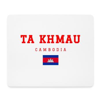 Ta Khmau, Cambodia - Mouse Pad (horizontal) - white - Front
