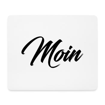 Moin Begrüßung Grußformel Geschenk - Mousepad (Querformat) - Weiß - Vorne