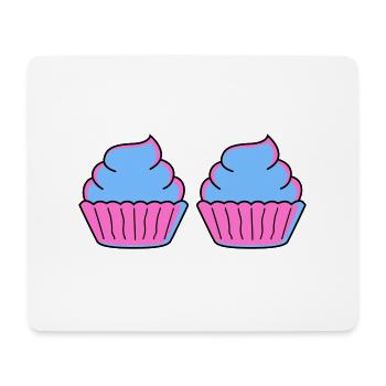 Cupcake 2 - Mouse Pad (horizontal) - white - Front