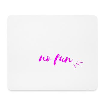 NO RISK NO FUN - Typography - Vectorgraphic - Mouse Pad (horizontal) - white - Front
