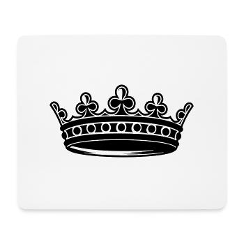 krone - Mousepad (Querformat) - Weiß - Vorne