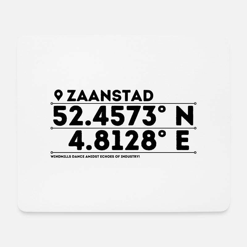 Zaanstad: Industrial Heritage & Windmill Marvels - Mouse Pad (horizontal) - white