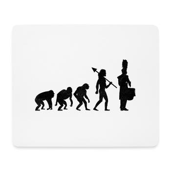 Drum Corps Evolution Marching Band Drum Music Perc - Tapis de souris (format paysage) - blanc - Devant