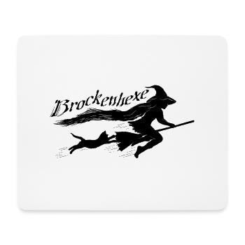Brockenhexe - Mousepad (Querformat) - Weiß - Vorne