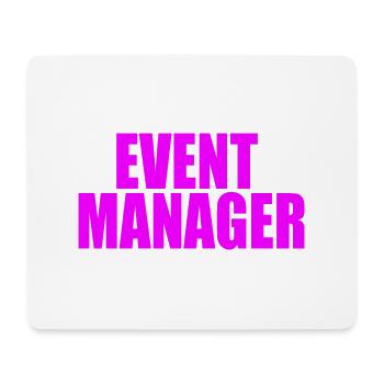 EVENT MANAGER - Mouse Pad (horizontal) - white - Front