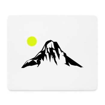 Mountains Mountains - Mouse Pad (horizontal) - white - Front