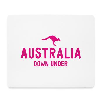 Australia - Down Under - Australien - Känguru - Mousepad (Querformat) - Weiß - Vorne