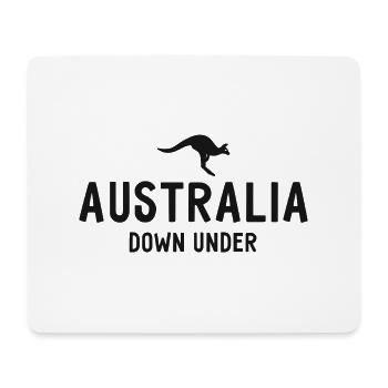 Australia - Down Under - Australien - Känguru - Mousepad (Querformat) - Weiß - Vorne