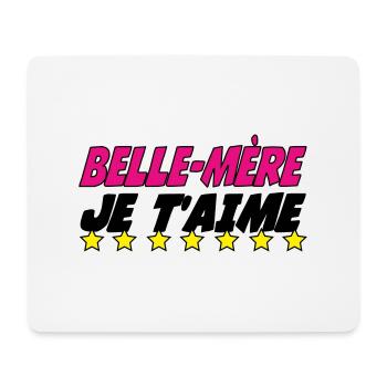 Stiefmutter, ich liebe dich - Mousepad (Querformat) - Weiß - Vorne