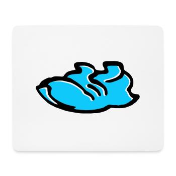 Basket - Tapis de souris (format paysage) - blanc - Devant