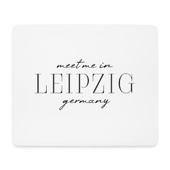 Leipzig, Deutschland Eleganz Stil Design T-Shirt - Mousepad (Querformat) - Weiß - Vorne
