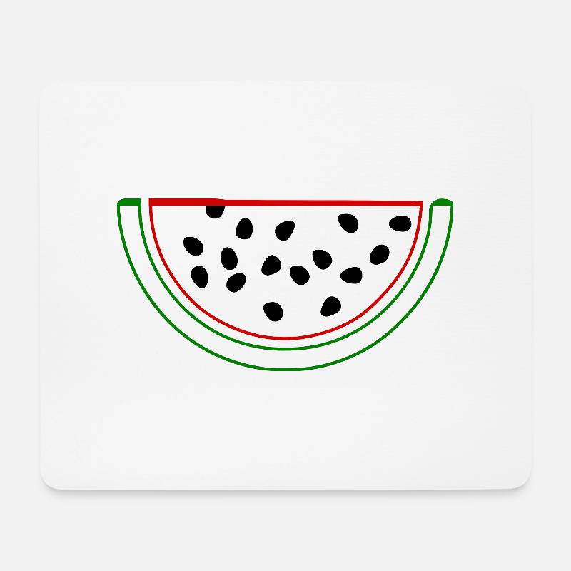 Watermelon Melon - Mouse Pad (horizontal) - white