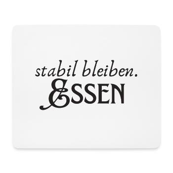 Staying stable Food - Mouse Pad (horizontal) - white - Front