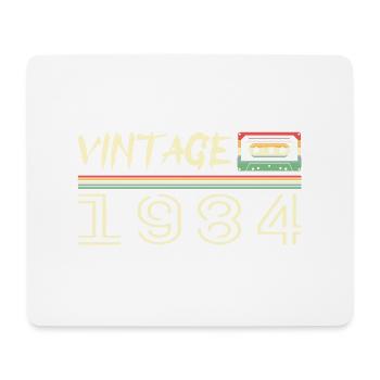 1984 Original 1984 Retro 1984 Birthday Gift - Mouse Pad (horizontal) - white - Front