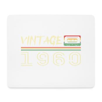 1960er Jahre Original 1960er Retro 1960er Jahre Geburtstagsgeschenk - Mousepad (Querformat) - Weiß - Vorne