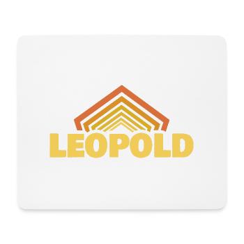 Leopold - Mousepad (Querformat) - Weiß - Vorne