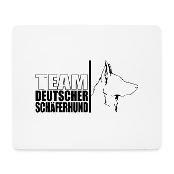 ÉQUIPE Berger Allemand Wilsigns - Tapis de souris (format paysage) - blanc - Devant