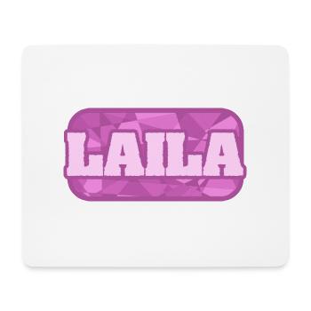Santé Laila - Tapis de souris (format paysage) - blanc - Devant