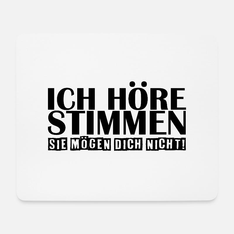 Lustiger Spruch Bild Witzig Humor Geschenkidee - Mousepad (Querformat) - Weiß
