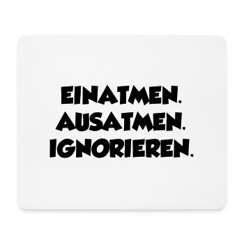 Dicton drôle image humour drôle idée cadeau - Tapis de souris (format paysage) - blanc - Devant