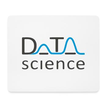 Science des données - Tapis de souris (format paysage) - blanc - Devant