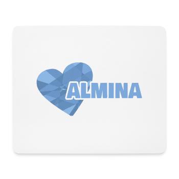 Almina - Mouse Pad (horizontal) - white - Front