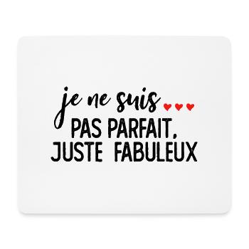 Pas Parfait mais Fabuleux 2 - Tapis de souris (format paysage) - blanc - Devant