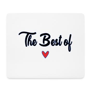 MOTHER'S DAY. HEART. HAPPY BIRTHDAY. MOM - Mouse Pad (horizontal) - white - Front