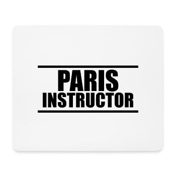 Paris Instructor - Mouse Pad (horizontal) - white - Front