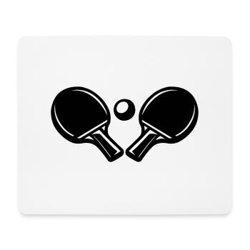 Table tennis bat icon - Mouse Pad (horizontal) - white - Front