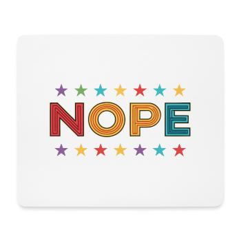NEIN, NEIN, NEIN, - Mousepad (Querformat) - Weiß - Vorne