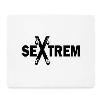 Se-X-trem - Mousepad (Querformat) - Weiß - Vorne